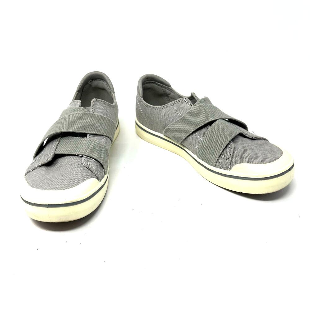 Keen Size 8 Canvas Casual‎ Sneaker Flat Comfort Shoes Gray Strappy Closure
